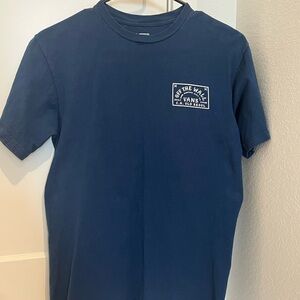 *SOLD* Vans Men's Deep Blue Short Sleeve Tee